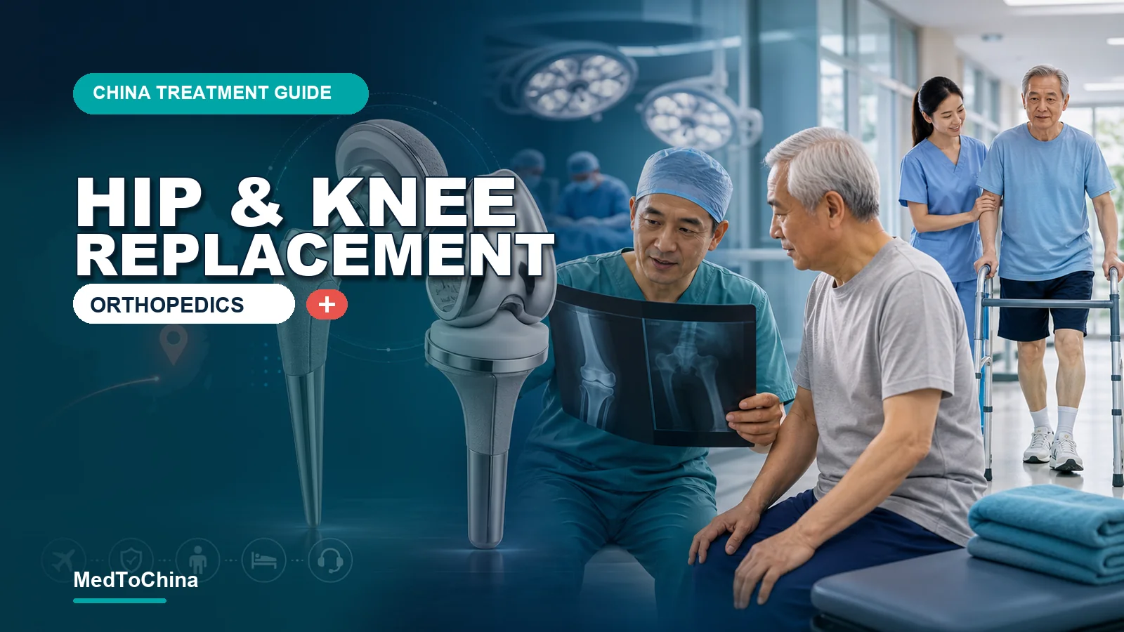Hip and Knee Replacement in China: Surgery Options, Recovery and International Patient Support
