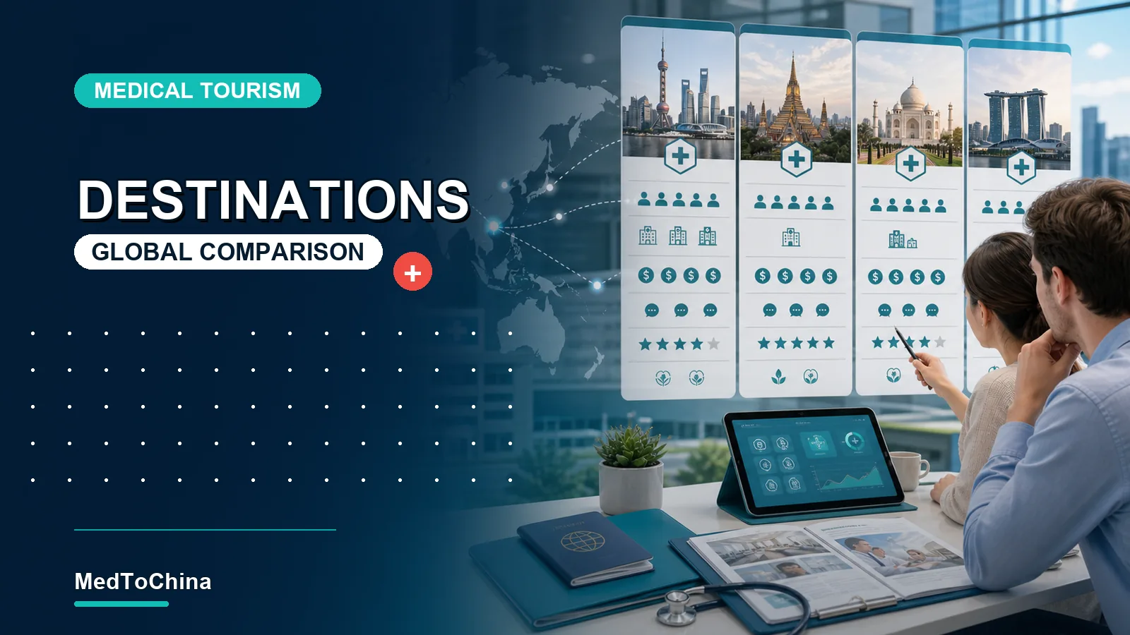 Medical Tourism Destinations Compared: China vs Thailand vs India vs Singapore