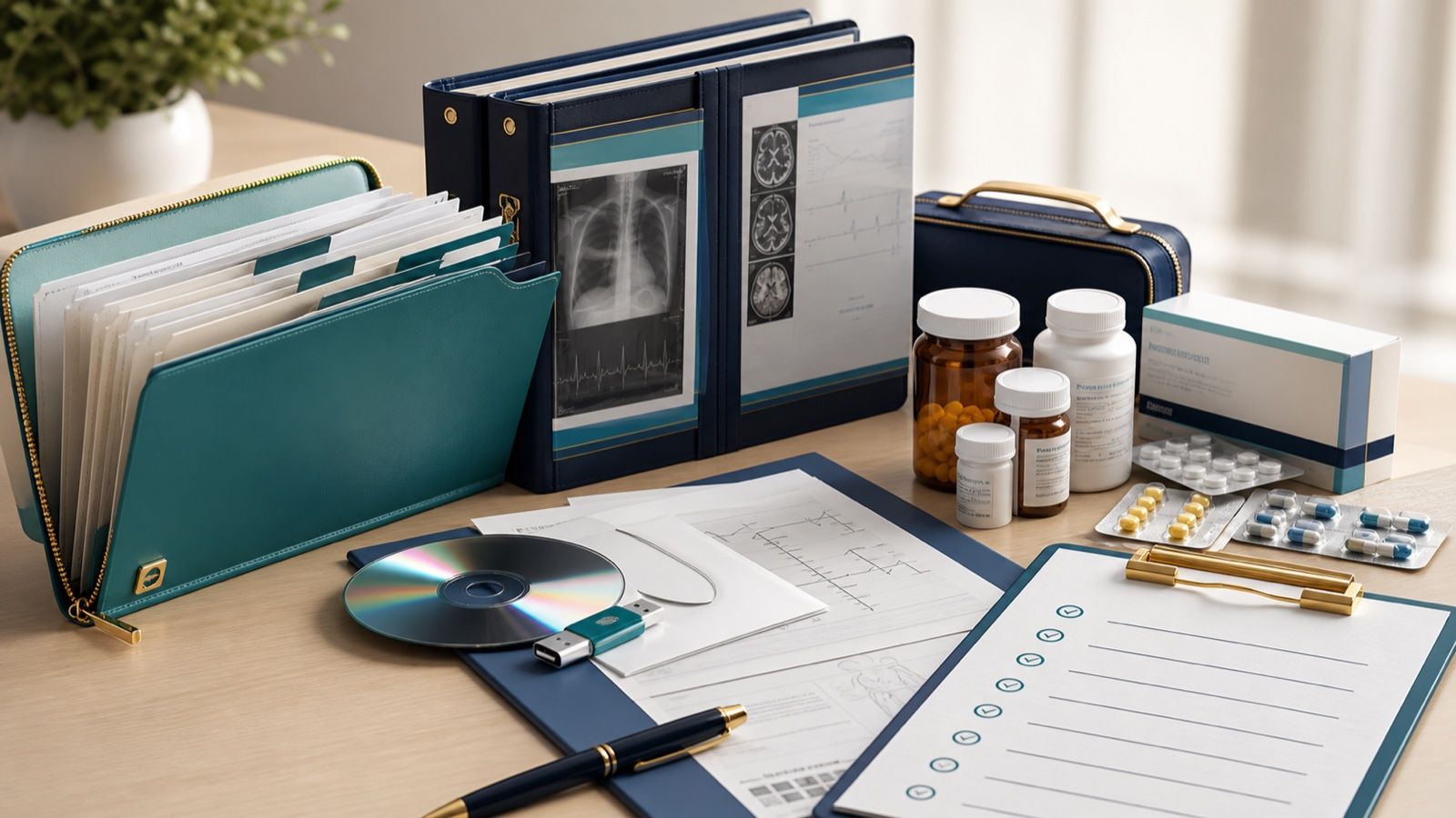 Medical records checklist for international patients coming to China, including imaging files, prescriptions and translated summaries